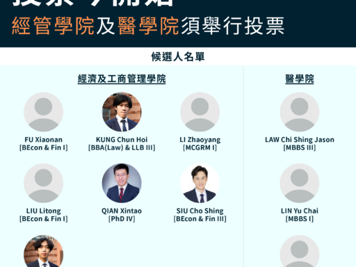 紀律委員會選舉：投票今開始 經管學院及醫學院須舉行投票